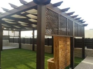 شركة في الرياض لتصميم مظلات استراحات