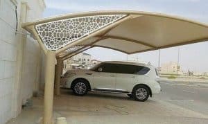 مظلات حديد للسيارات بالرياض