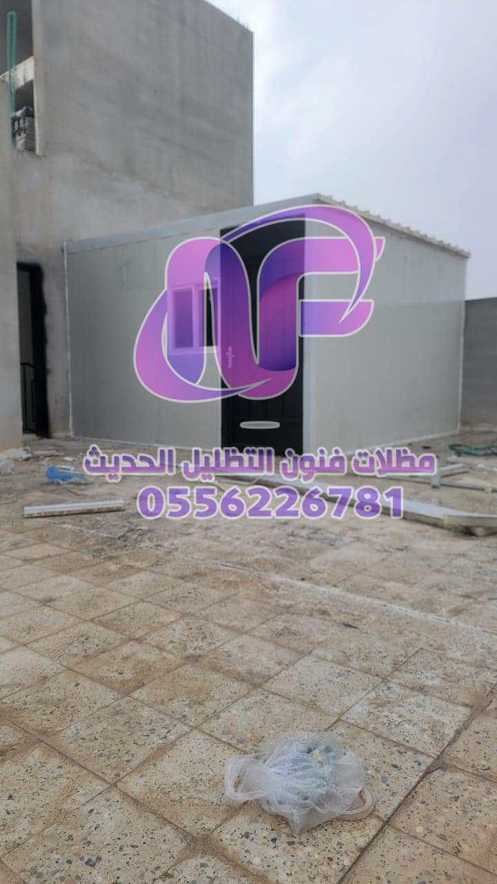 من أعمالنا:سواتر ساندوتش بانل الرياض برجولات قرميد تركيب ساندوتش بانل